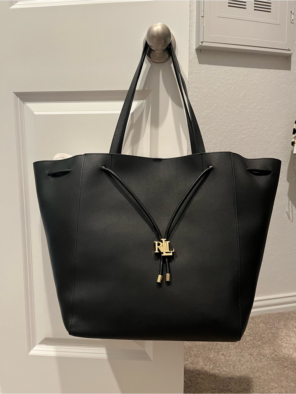 Lauren Ralph Lauren Large Drawstring Handbag